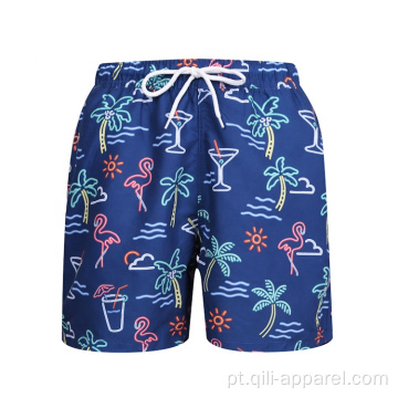 Shorts de natação personalizados com estampa completa Calção de banho